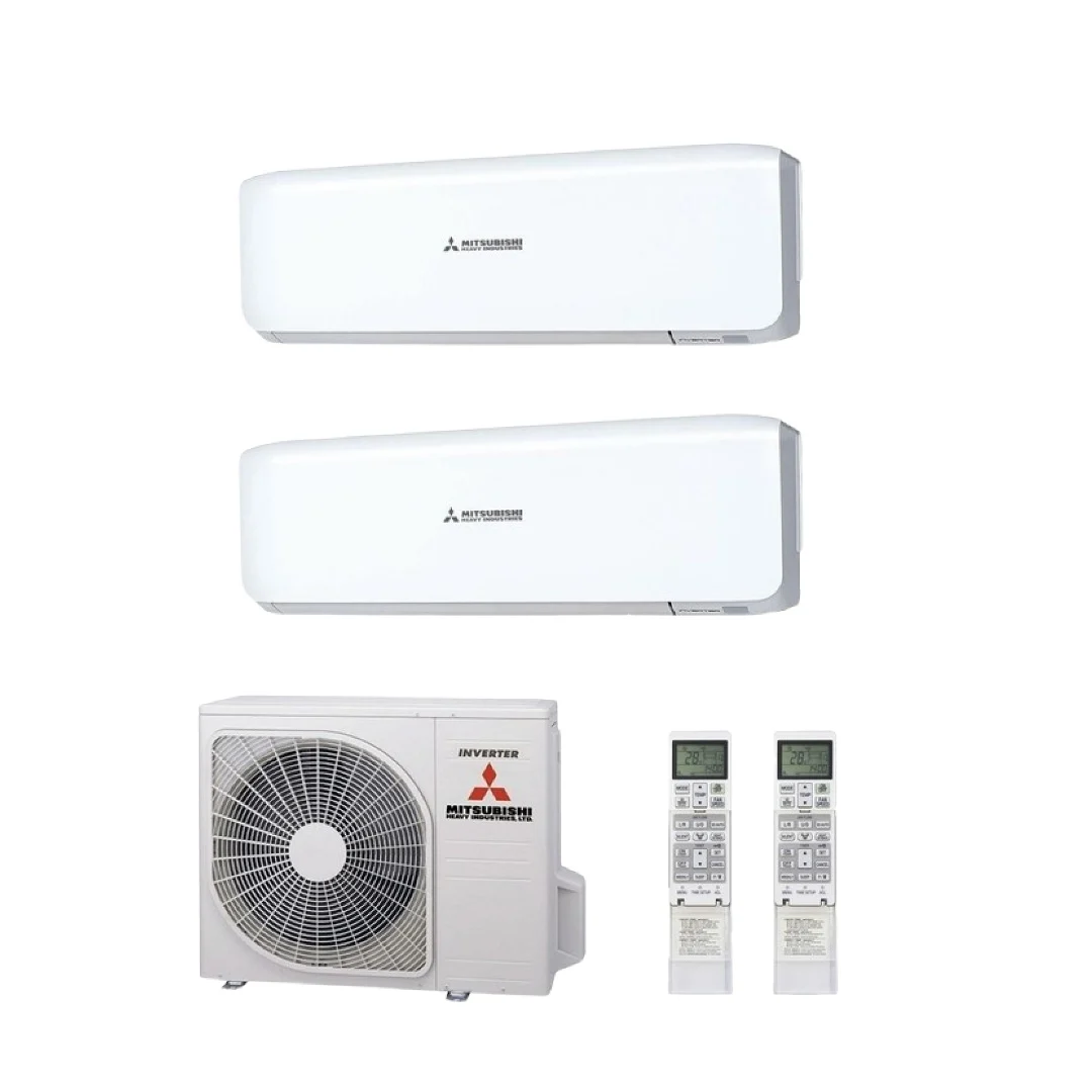 Mitsubishi Heavy SCM50ZS-W Duo – 5,0 kW · 2,5+3,5 kW SRK25/35ZS-W A++