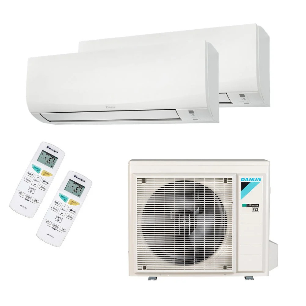 Daikin 2MXF50A Duo – 5,0 kW · 1×3,5 kW + 1×2,5 kW CTXF Sensira (incl. WiFi)
