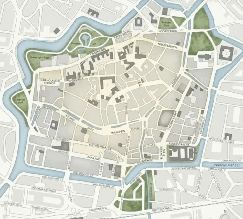Plattegrond Leeuwarden Subsidie